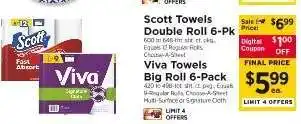 ShopRite Viva Towels Big Roll 6-Pack offer