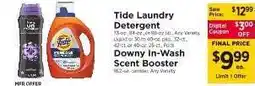 ShopRite Tide Laundry Detergent / Downy In-Wash Scent Booster offer