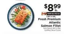ShopRite Fresh Premium Atlantic Salmon Fillet offer
