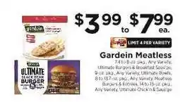 ShopRite Gardein Meatless offer