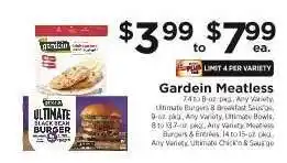 ShopRite Gardein Meatless offer