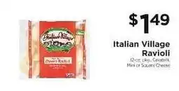 ShopRite Italian Village Ravioli offer
