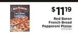 ShopRite Red Baron French Bread Pepperoni Pizzas offer