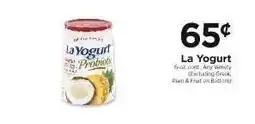 ShopRite La Yogurt offer