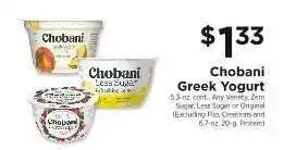 ShopRite Chobani Greek Yogurt offer