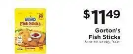 ShopRite Gorton's Fish Sticks offer
