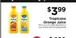 ShopRite Tropicana Orange Juice offer
