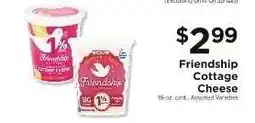 ShopRite Friendship Cottage Cheese offer