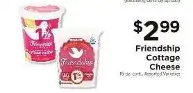 ShopRite Friendship Cottage Cheese offer