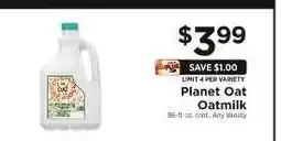 ShopRite Planet Oat Oatmilk offer