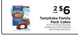 ShopRite TastyKake Family Pack Cakes offer