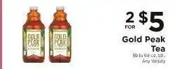 ShopRite Gold Peak Tea offer