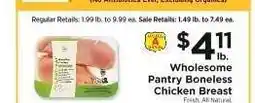 ShopRite Wholesome Pantry Boneless Chicken Breast offer