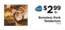 ShopRite Boneless Pork Tenderloin offer