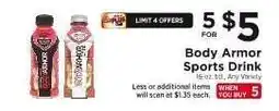 ShopRite Body Armor Sports Drink offer