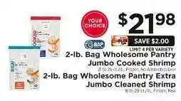 ShopRite Wholesome Pantry Shrimp offer
