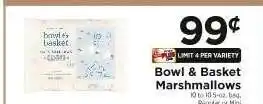 ShopRite Bowl & Basket Marshmallows offer