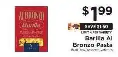 ShopRite Barilla Al Bronzo Pasta offer