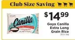 ShopRite Goya Canilla Extra Long Grain Rice offer