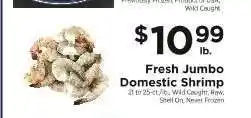ShopRite Fresh Jumbo Domestic Shrimp offer
