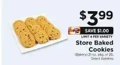 ShopRite Store Baked Cookies offer