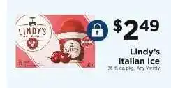 ShopRite Lindy's Italian Ice offer