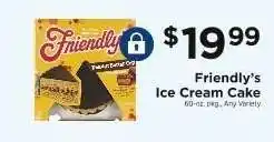 ShopRite Friendly's Ice Cream Cake offer