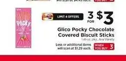 ShopRite Glico Pocky Chocolate Covered Biscuit Sticks offer