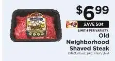 ShopRite Old Neighborhood Shaved Steak offer