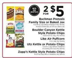 ShopRite Mix or Match Snacks offer