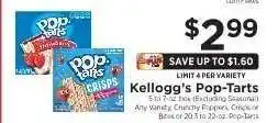 ShopRite Kellogg's Pop-Tarts offer