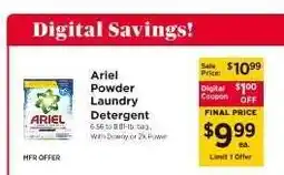ShopRite Ariel Powder Laundry Detergent offer