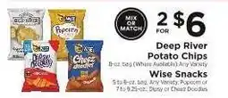 ShopRite Deep River Potato Chips, Wise Snacks offer