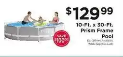 ShopRite 10-ft. X 30-ft. Prism Frame Pool offer