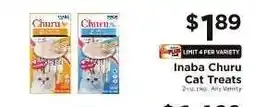 ShopRite Inaba Churu Cat Treats offer