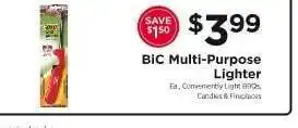 ShopRite BiC Multi-Purpose Lighter offer