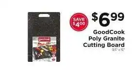 ShopRite GoodCook Poly Granite Cutting Board offer