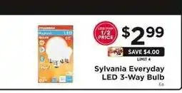 ShopRite Sylvania Everyday LED 3-Way Bulb offer