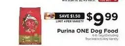 ShopRite Purina ONE Dog Food offer