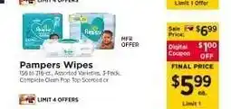ShopRite Pampers Wipes offer