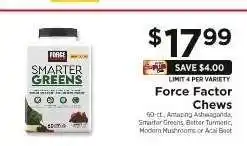 ShopRite Force Factor Chews offer