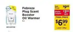 ShopRite Febreze Plug Scent Booster Oil Warmer offer