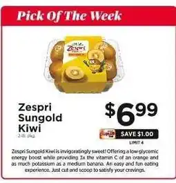 ShopRite Zespri Sungold Kiwi offer