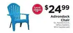 ShopRite Adirondack Chair offer