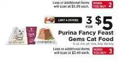ShopRite Purina Fancy Feast Gems Cat Food offer