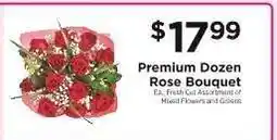 ShopRite Premium Dozen Rose Bouquet offer