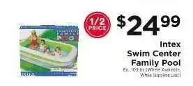 ShopRite Intex Swim Center Family Pool offer