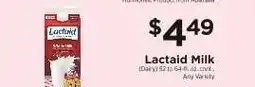 ShopRite Lactaid Milk offer