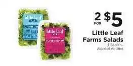 ShopRite Little Leaf Farms Salads offer