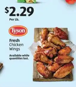 Aldi Tyson Fresh Chicken Wings offer